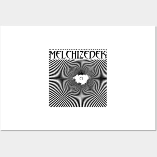 Meshuggah Album Cover Parody Melchizedek Metal Logo Posters and Art